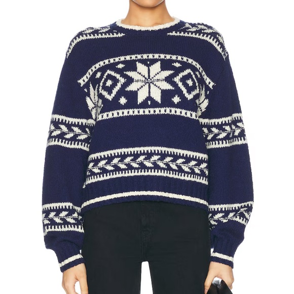 Polo Ralph Lauren Snowflake-motif Wool-blend Sweater Woman Sweater - Picture 2 of 6